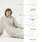 Fleece plaid hoody - Plaid met mouwen - Dekken - One size fits all - Grijs of Beige - Dames en Heren - Valentijnscadeau