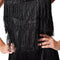 dressforfun Charleston - Vrouwenkostuum - Jurk met franjes en haarband - M (4260552083937)