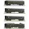 Fleischmann 6260006 N set van 4 sneltreinrijtuigen van de DRG