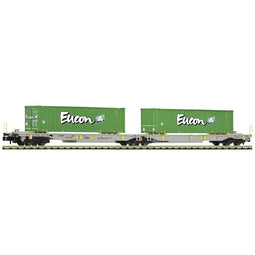 Fleischmann 825028 N dubbele tasje met scharnierwagen T2000 van de AAE
