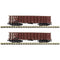 Fleischmann 830250 N set van 2 open goederenwagens Eanos 052 van de DB