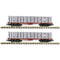 Fleischmann 830256 N set van 2 open goederenwagens Eanos van de ÖBB