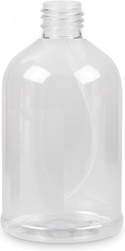 Fles 500 ml PET transparant 28/410