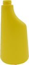 Fles 600 ml polyethyleen geel