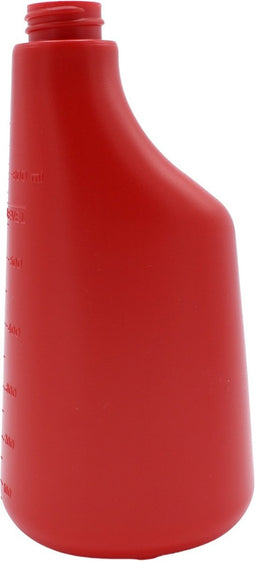 Fles 600 ml polyethyleen rood