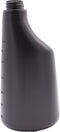 Fles 600 ml polyethyleen zwart