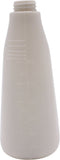 Fles 600 ml transparant gerecycleerd PE