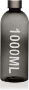 Fles Grijs Staal polyestyreen (1000 ml)
