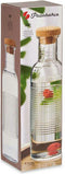 Fles Hoop Transparant Kurk Glas (1070 ml)