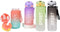 Fles met deksel en rietje Bewinner Multicolour 600 ml