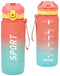 Fles met deksel en rietje Bewinner Multicolour 800 ml