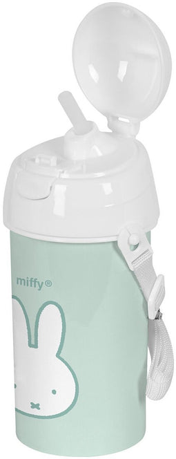 Fles met deksel en rietje Miffy Menta Munt PVC 500 ml