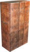 Flesdoos - Barrel wood - karton - 2 flessen - 191x95x330mm - 25 stuks