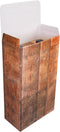 Flesdoos - Barrel wood - karton - 2 flessen - 191x95x330mm - 25 stuks