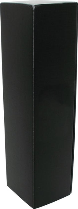 Flesdoos - Struktura vita - karton - 1 fles - 95x100x380mm - zwart - 50 stuks