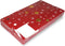 Flesdoos - Wonderful time - karton + PE - 2 flessen - 191x95x330mm - Kerstmis - rood - 10 stuks