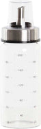 Flesje DKD Home Decor 200 ml 6 x 6 x 16,5 cm Transparant Roestvrij staal Borosilicaatglas
