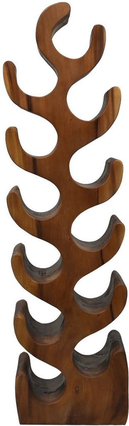 Flessenrek 12 flessen 29x19x100 - Naturel finish - Munggur