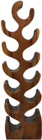 Flessenrek 12 flessen 29x19x100 - Naturel finish - Munggur