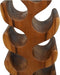 Flessenrek 12 flessen 29x19x100 - Naturel finish - Munggur