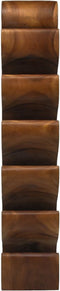 Flessenrek 12 flessen 29x19x100 - Naturel finish - Munggur