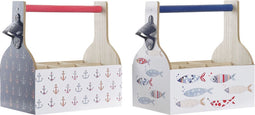 Flessenrek DKD Home Decor MDF Multicolour (27 x 16,5 x 25,5 cm) (2 Stuks)