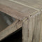 Flessenrek kruis - gerecycled teak
