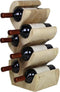 Flessenrek large - 29x20x95 - blank - suar
