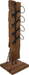 Flessenrek voor 4 flessen - railwood
