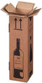 Flesverzenddoos voor 1 (wijn)fles 105 x 105 x 420 mm | 20 stuks