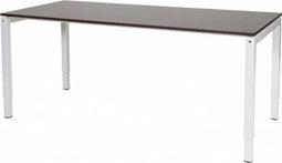 Verstelbaar bureau - Slinger 200x80 logan - wit frame