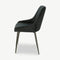 Fleur Dining Chair, Black Velvet & Black legs