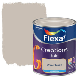 Flexa Creations Lak Zijdeglans - Urban Taupe - 750 ml