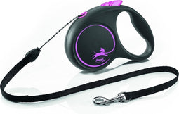 Flexi Black Design - Rollijn Hondenriem Koord - S - 5 m - <12 kg