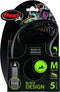 Flexi Black Design - Rollijn Hondenriem - M - 5 m - Middelgrote Honden