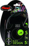 Flexi Blakc Design - Hondenriem Koord - S - 5 m - <12 kg