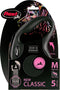 Flexi Classic Tape - Rollijn Hondenriem - Zwart - M - 5 Meter - Middelgrote Honden