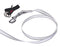 FLEXI Glam Splash Pink with Swarovski crystals M - Dog Retractable lead - 5 m - white