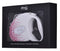 FLEXI Glam Splash Pink with Swarovski crystals M - Dog Retractable lead - 5 m - white