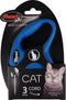 Flexi New Classic Cord - Rollijn Katten - Flexi New Classic Cat Koord Xs Blauw 3m 8kg - 1st - 125693 - 1st
