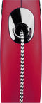 Flexi New Classic - Hondenriem - Koord - Rood - M - 8 m - (<20 kg)