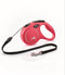 Flexi New Classic Koord - Hondenriem - Rood - M - 5 m