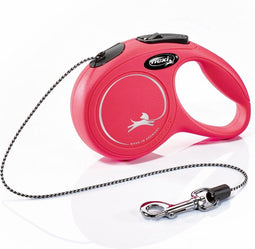 Flexi New Classic Koord - Hondenriem - Rood - XS - 3 M