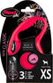Flexi New Classic Koord - Hondenriem - Rood - XS - 3 M