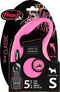 Flexi New Classic - Rollijn Hondenriem - S - 5 Meter - Roze - <15 kg