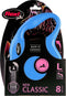 Flexi New Classic Tape - Hondenriem - Blauw - L - 8 m - Grote en Actieve Honden