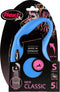 Flexi New Classic Tape - Hondenriem - Blauw - S - 5 m - (<15 kg)