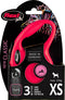 Flexi New Classic Tape - Hondenriem - Rood - S - 3 m (<12 kg)