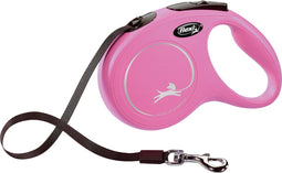 Flexi New Classic Tape - Hondenriem - Roze - M - 5 m