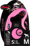 Flexi New Classic Tape - Hondenriem - Roze - M - 5 m
